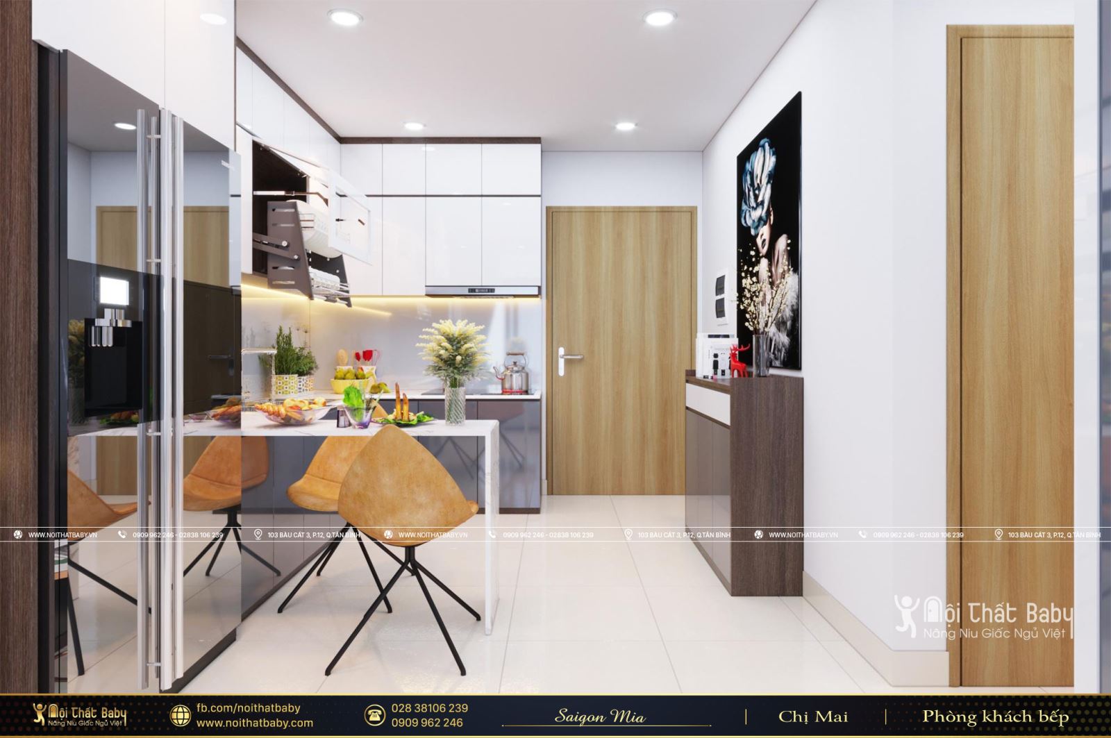 Tổng hợp các mẫu thiết kế nội thất chung cư Saigon Mia